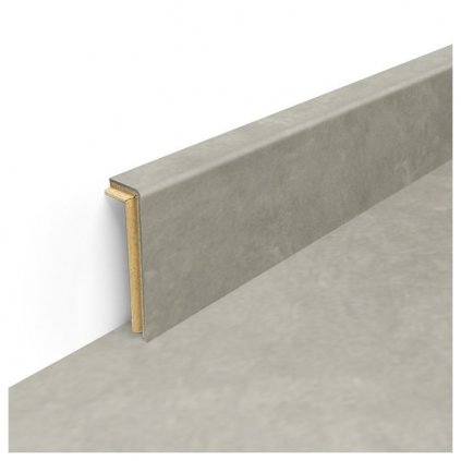 Originální soklová lišta klasická KS56 pro vinylové podlahy Stoneline Cement tmavý 1061