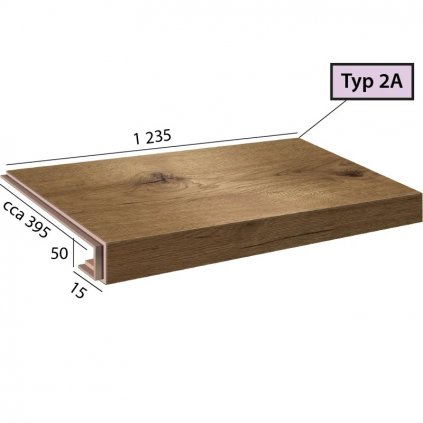 Ecoline Step 2A 9524 Dub taliansky prírodný podlahovo