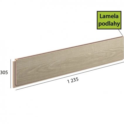 Ecoline step lamela 9550 Borovica islandská podlahovo
