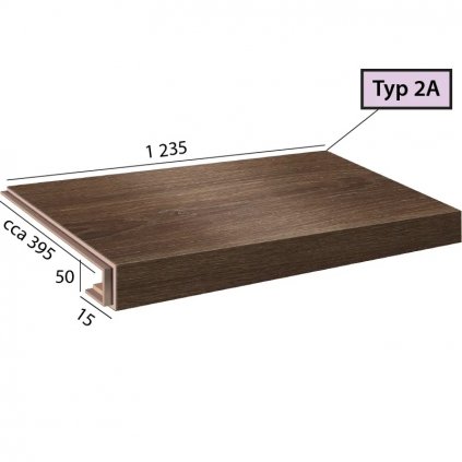 Ecoline Step 2A 9554 Dub Bush dymový podlahovo