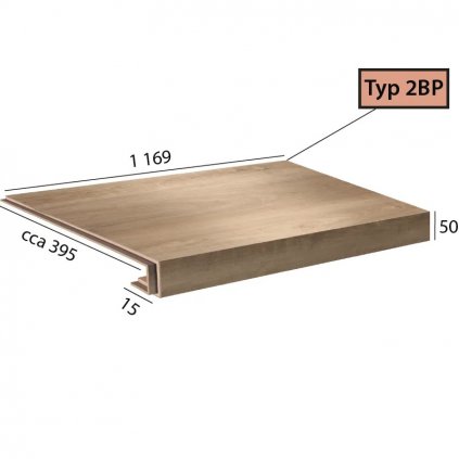 Easyline step 2 BP 8201 Topoľ kávový podlahovo