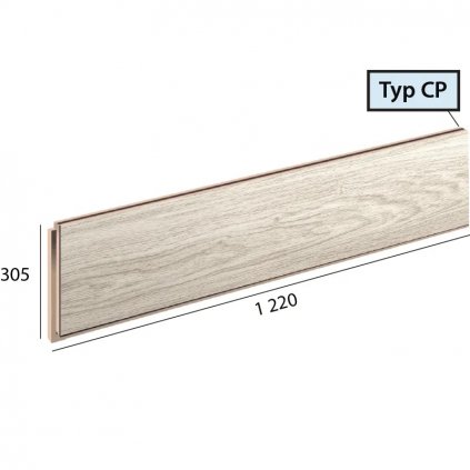 Ecoline step CP 9502 Gaštan bielený podlahovo 1