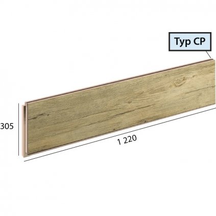 Ecoline step CP 9504 Buk rustikal podlahovo