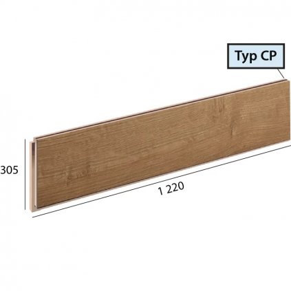 Ecoline step CP 9521 Dub dymový podlahovo