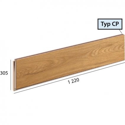 Ecoline step CP 9552 Dub medový podlahovo