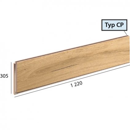 Ecoline step CP 9591 Dub kráľovský svetlý podlahovo