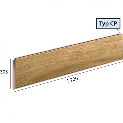 Ecoline step CP 9592 Dub kráľovský prírodný podlahovo