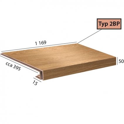 Ecoline Step 2BP 9501 Dub prírodný podlahovo