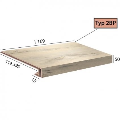 Ecoline Step 2BP 9503 Borovica biela rustikal podlahovo