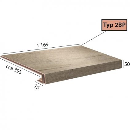 Ecoline Step 2BP 9553 Dub biely pieskový podlahovo