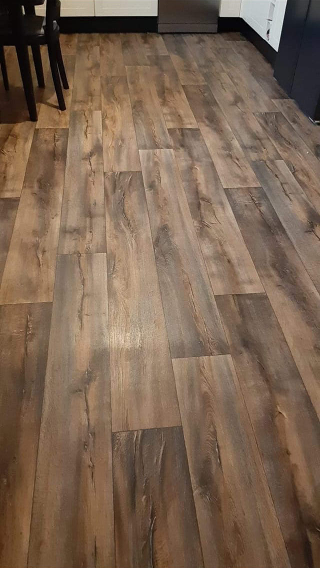 Instalace PVC Toptex Cracked Oak 623D