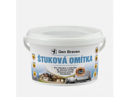 Den Braven - Štuková omítka, kbelík, 25 kg, bílá