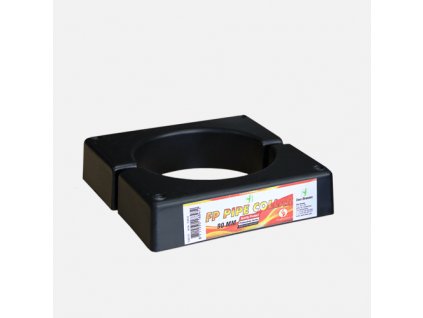 Den Braven - Protipožární trubková objímka, průměr 125 mm, černá