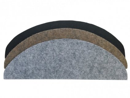 Nášlapy na schody Quick step (půlkruh-obdélník) (Varianta Quick step antraciet 24x65 cm obdélník)