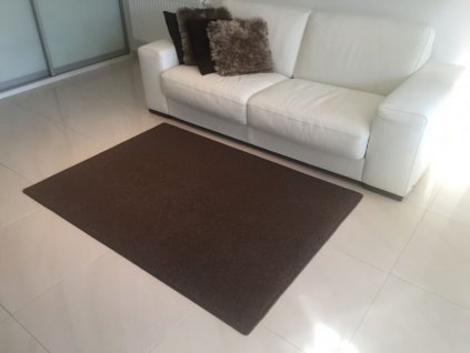 Kusový koberec Astra hnědá (Varianta 1 m2 bez obšití)