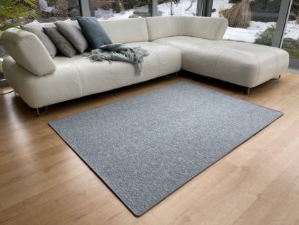Kusový koberec Astra světle šedý (Varianta 1 m2 bez obšití)