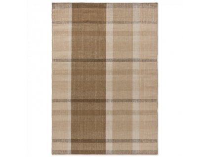 Outdoorový koberec B&C Zone Block Stripe&Check cashew 497501 Brink & Campman (Varianta 140x200)
