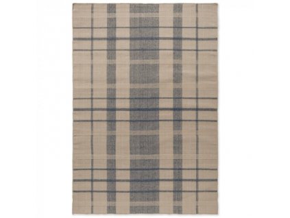 Outdoorový koberec B&C Zone Block Stripe&Check denim 497408 Brink & Campman (Varianta 140x200)