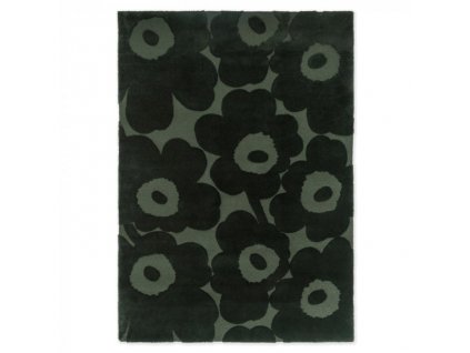 Designový vlněný koberec Marimekko Unikko zelený 132207 Brink & Campman