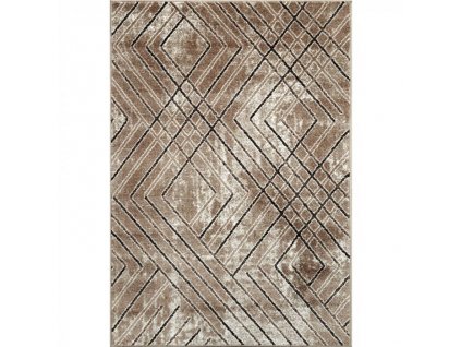 Kusový koberec Rave 24135 120 hnědý (Varianta 120x170 cm)