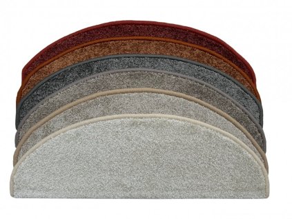 Nášlapy na schody Capri (obdélník a půlkruh) (Varianta antra 24x65 cm obdélník-SLEVA-1 ks)