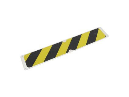 Hliníkový protiskluzový fotoluminiscenční nášlap na schody FLOMA Hazard Glow in the Dark - 63,5 x 11,5 cm a tloušťka 1,6 mm