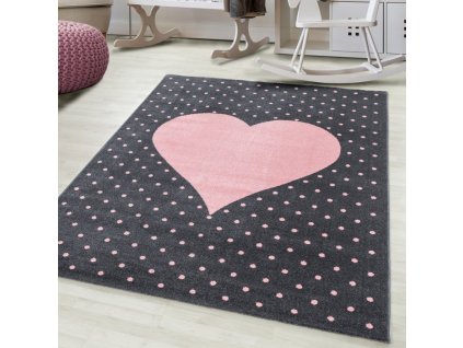 Dětský koberec Bambi 830 pink (Varianta 80x150  cm - SLEVA 1ks)
