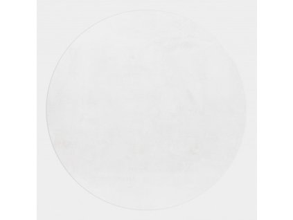 Kusový koberec kruh Pouffy 5100 white (Varianta Kruh 120 cm průměr)
