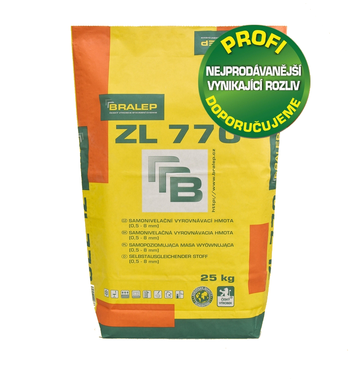 Jemná samonivelační vyrovnávací hmota Bralep ZL 770