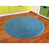 Kusový koberec Color shaggy modrý (Varianta 1 m2 bez obšití - SLEVA)