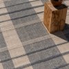 Outdoorový koberec B&C Zone Block Stripe&Check denim 497408 Brink & Campman (Varianta 140x200)
