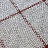Designový kusový koberec B&C Craft matter Check ash - stone red 049100 Brink & Campman (Varianta 140x200)