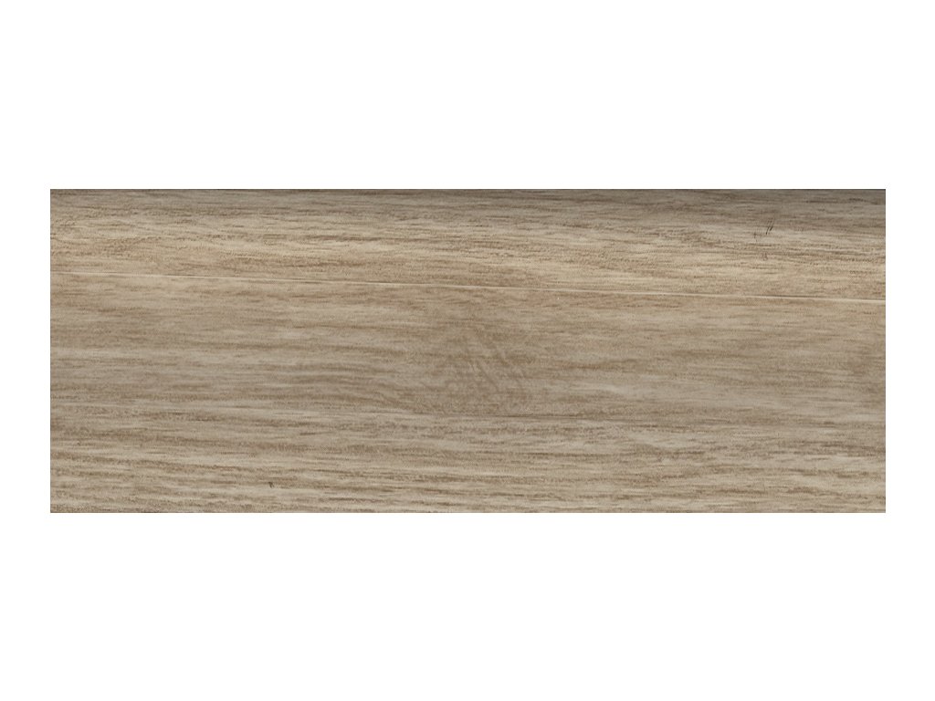 Soklová lišta s kabelovým kanálkem Döllken SLK 50 - 2,5m - W 461 Dub shiro
