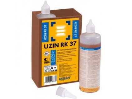 1-složkové vstřikovací PUR lepidlo pro dodatečné opravy a fixování uvolněných parket Uzin RK 37 - 0,25 kg