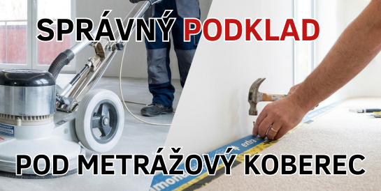 Správný podklad pod metrážový koberec