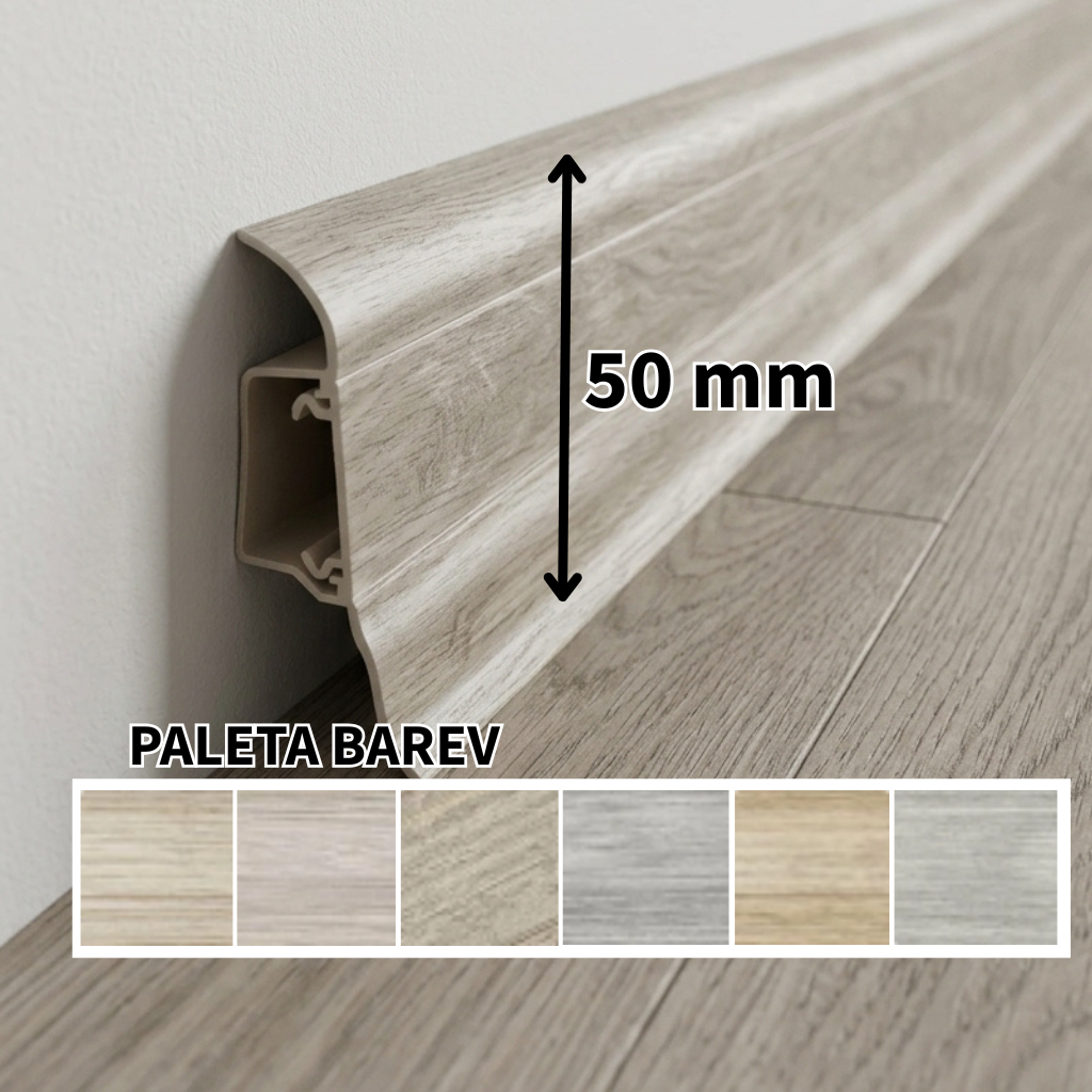 Obvodová lišta SLK50 25x2500 mm