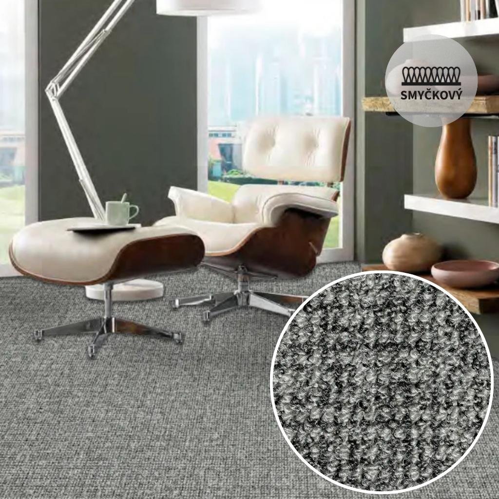 Koberec metráž Breno DURBAN 93 (Šířka 4 m)