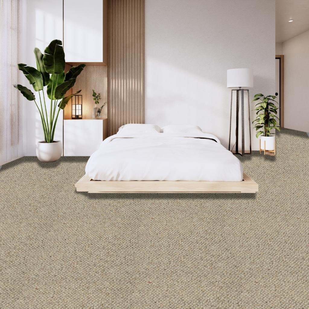 Koberec metráž ALFAWOOL 88 vlna béžová (Šířka 4 m)