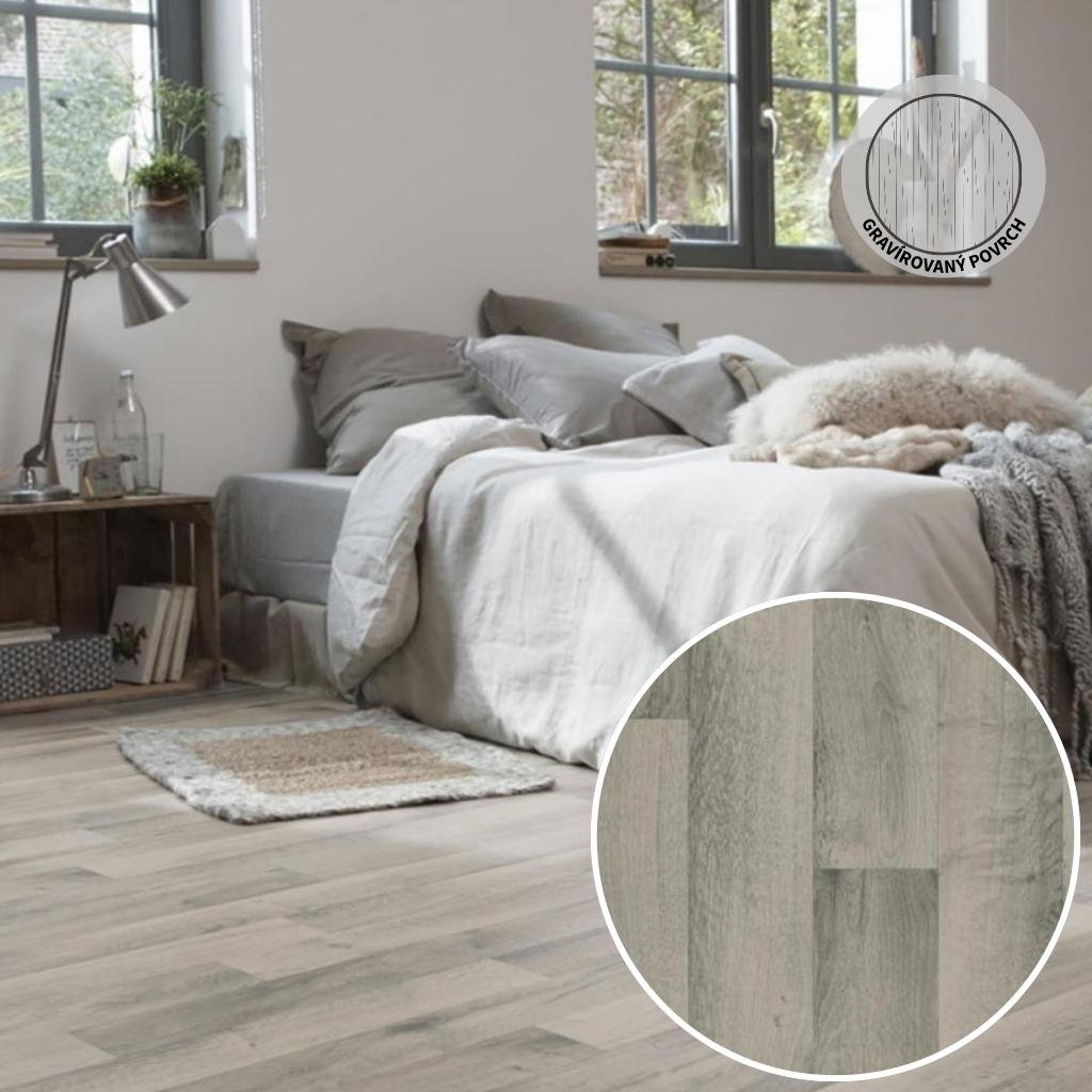 PVC podlaha ICONIK 280T Gea light grey