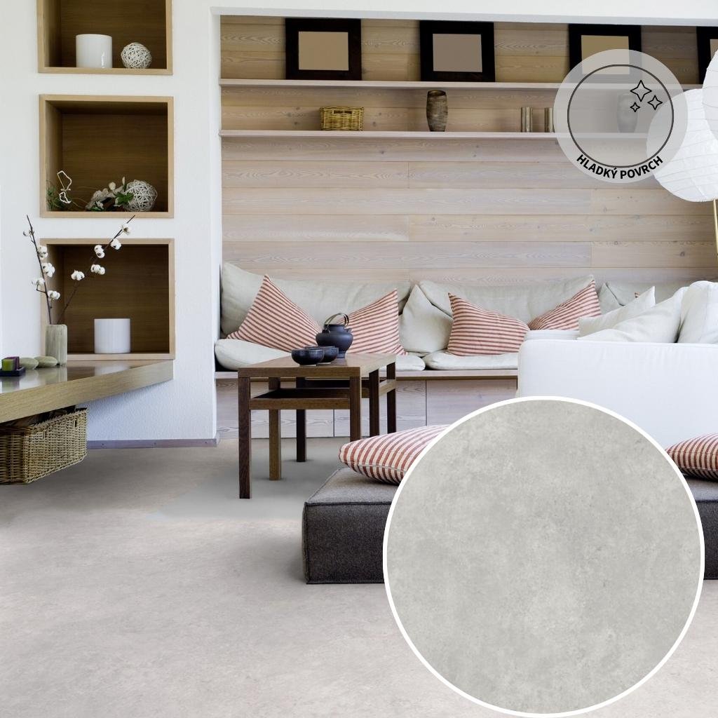 PVC podlaha ICONIK 240 Rock middle grey