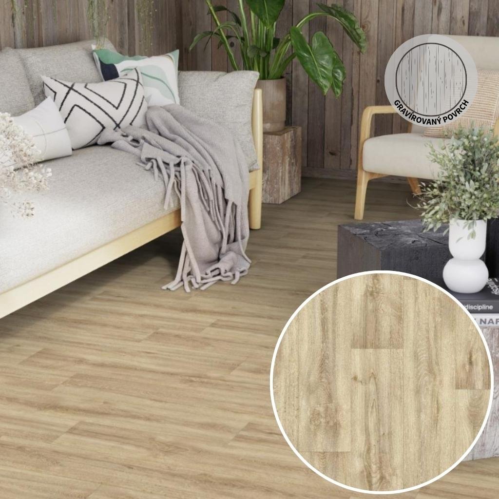 PVC podlaha ICONIK 280T Apunara oak natural