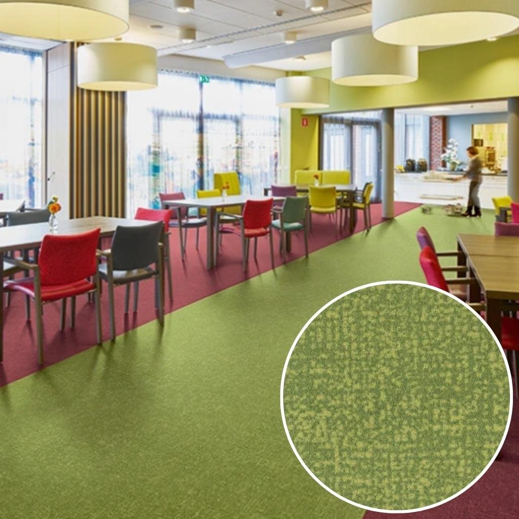 Kobercová PVC podlaha FLOTEX COLOUR Metro s246019 Citrus (Šířka 2 m)