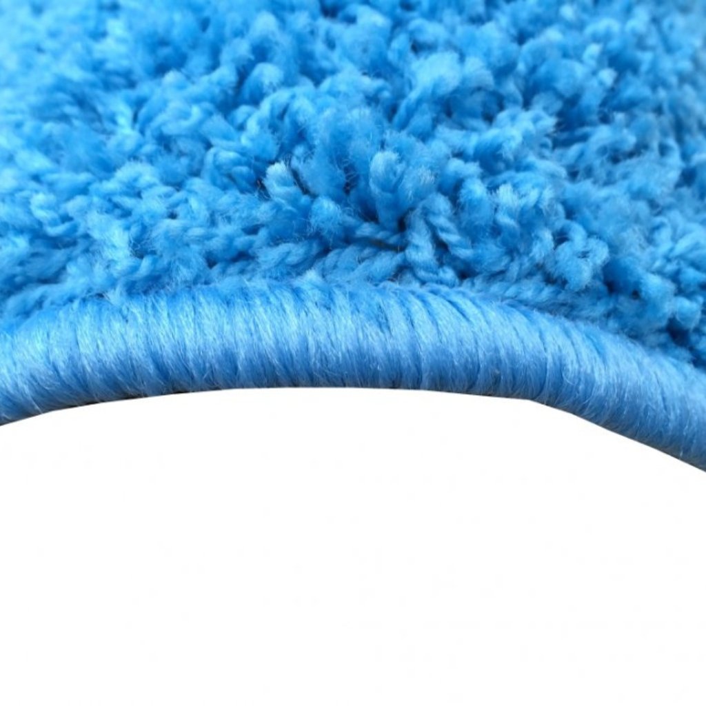 Kusový koberec Color shaggy modrá