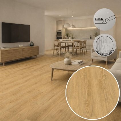 Vinylové dílce RIGID PLUS SPC CLICK / HIF 21102