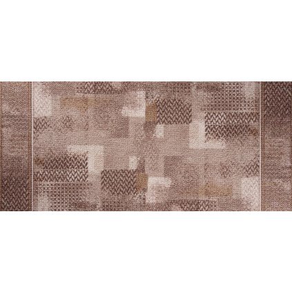 116452 koberce behouny tribe gel 44 hneda