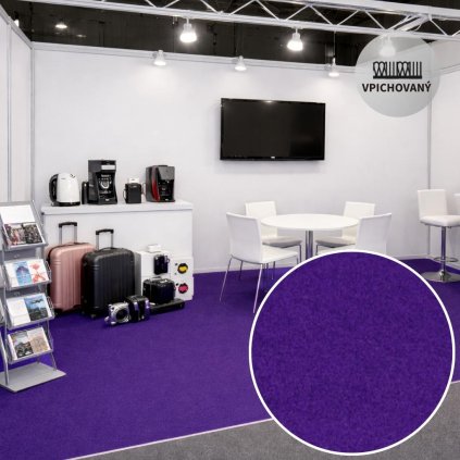 Obkladový (výstavní) koberec Revexpo 1385 (fialový)