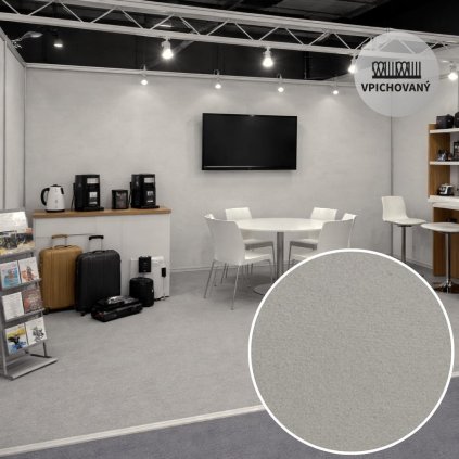 Obkladový (výstavní) koberec Revexpo 1893 (sv. šedý)