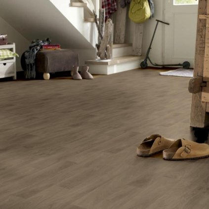 zatezove pvc lino kvalitni snadna udrzba filcovy podklad vzor prkna povrchova uprava PUR barva hneda bezova VIVATEX 33 63 interier