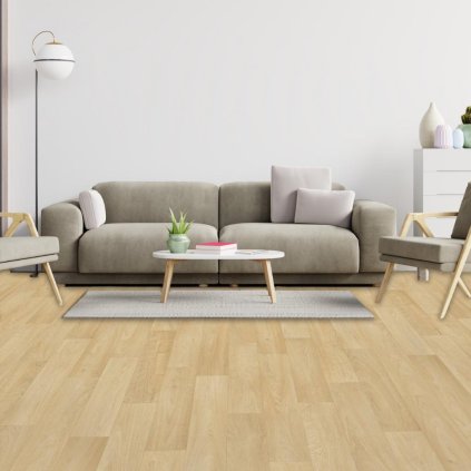 zatezove pvc lino kvalitni snadna udrzba filcovy podklad vzor prkna povrchova uprava PUR barva bezova VIVATEX 33 93 interier