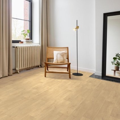 zatezove pvc lino kvalitni snadna udrzba filcovy podklad vzor prkna povrchova uprava PUR barva hneda VIVATEX 33 05 interier